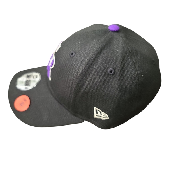 New Era Colorado Rockies Black Jr The League Game 9FORTY Youth Adjustable Hat - Picture 3 of 8